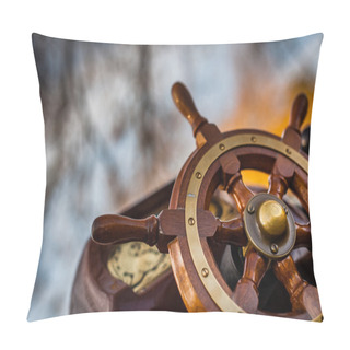 Personality  Ship Steering Wheel Pillow Covers