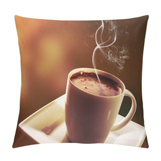 Personality  Cup Of Black Coffee Pillow Covers