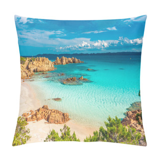 Personality  Amazing Pink Sand Beach In Budelli Island, Maddalena Archipelago, Sardinia, Italy Pillow Covers