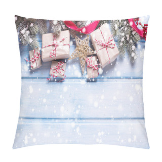 Personality  Christmas Festive Presents Pillow Covers