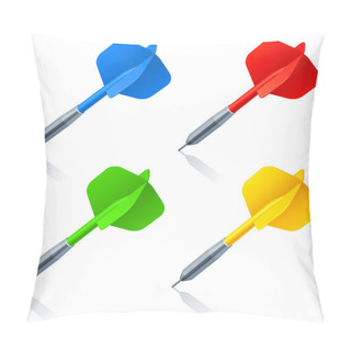 Personality  Darts. Pillow Covers
