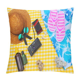 Personality  Summer Beach Travel Kit Pillow Covers