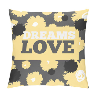Personality Vintage Print And Text. Pillow Covers