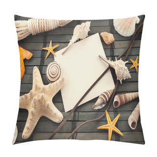 Personality  Marine Still Life. Pillow Covers