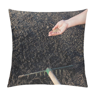 Personality  Planting A New Lawn. Pillow Covers