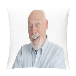 Personality  Senior Man - Surprised Pillow Covers