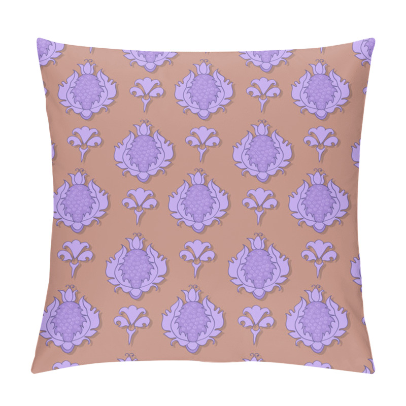 Personality  Seamless Floral Pattern. Vintage Vector Illustration. Pillow Covers