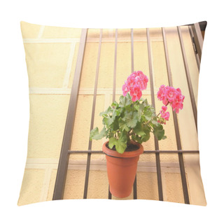 Personality  Geranium Pink Flower Hanging Pot  Pillow Covers