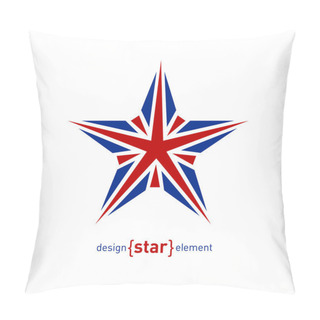Personality  United Kingdom Flag Colors Pillow Covers