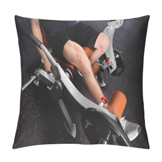 Personality  Man Training Legs Pillow Covers