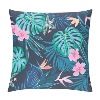 Personality  Vector Seamless Tropical Pattern Pillow Covers