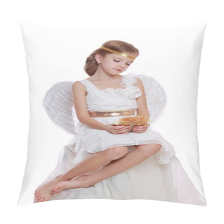 Personality  Little Angel Holding Angel Doll Pillow Covers