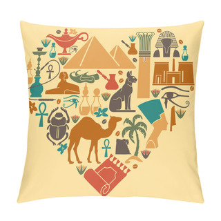 Personality  Egyptian Symbols Pillow Covers