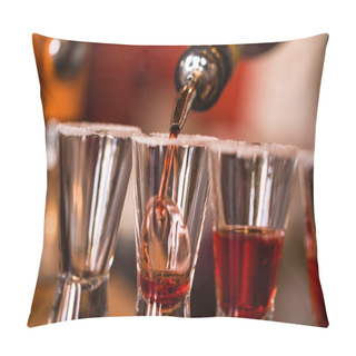 Personality  Shots In Nightclub Pillow Covers