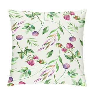 Personality  Watercolor Floral Seamless Pattern  Pillow Covers