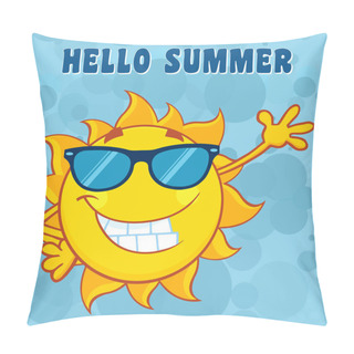 Personality  Sun Cartoon Character  Pillow Covers