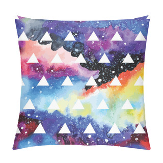 Personality  Galaxy Seamless Pattern. Pillow Covers