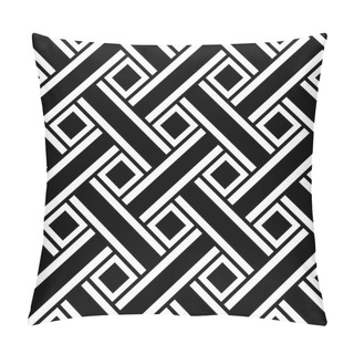 Personality  Seamless Pattern Of Interlaced Lines Pillow Covers