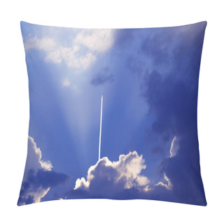 Personality  Sky Trail Plane Pillow Covers