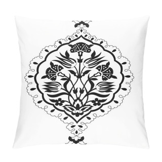 Personality  Black Artistic Ottoman Seamless Pattern Series Sixty Six Version Pillow Covers