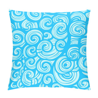 Personality  Seamless Abstract Pattern With Swirls Pillow Covers