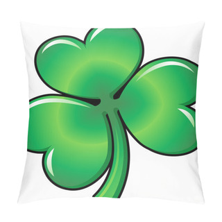 Personality  Illustration Of Shamrock Clover Pillow Covers