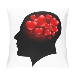 Personality  Man With Hearts Pillow Covers