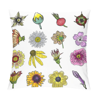 Personality  Flower Of Summer Set Pillow Covers