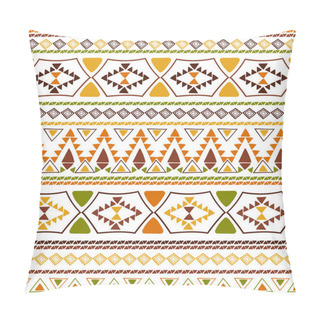 Personality  Mexican Pattern Vector Seamless With Tribal Ornament. Mexico Background For Wrapping Paper, Fabric Or Card. Pillow Covers