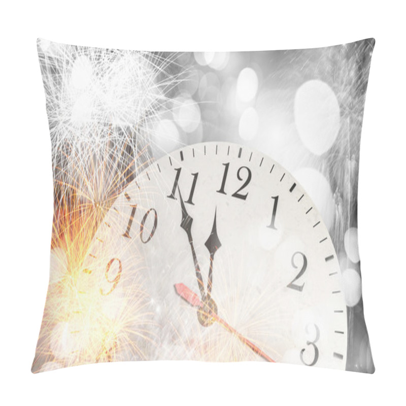 Personality  Happy New Year . Mixed media pillow covers