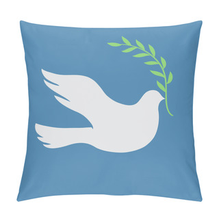 Personality  Beautiful White Dove Pillow Covers