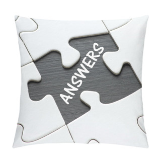 Personality  ANSWERS Puzzle Pillow Covers