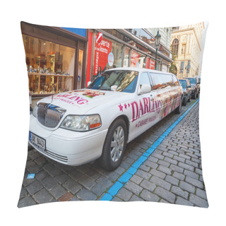 Personality  Stretch Limousine From Cabaret - Strip Club In Prague, Czechia Pillow Covers