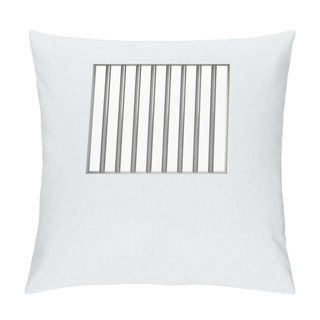 Personality  The Interior Of The Prison Cell, Barred Window Pillow Covers