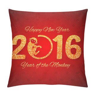 Personality  New 2016 Year Monkey Symbol Postcard Pillow Covers