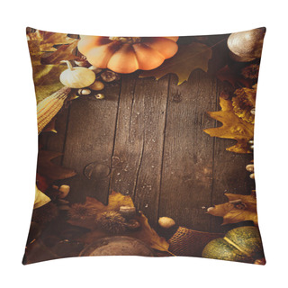 Personality  Thanksgiving Background Pillow Covers