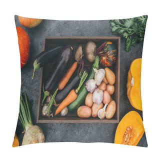 Personality  Ripe Vegetables In Box Pillow Covers