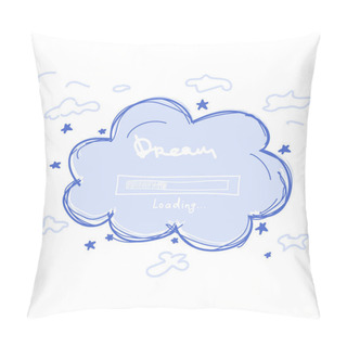 Personality  Cartoon Dream Cloud Pillow Covers
