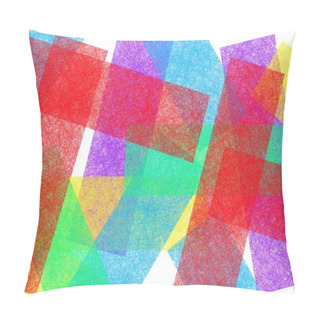 Personality  Bright Fun Colorful Background Pillow Covers