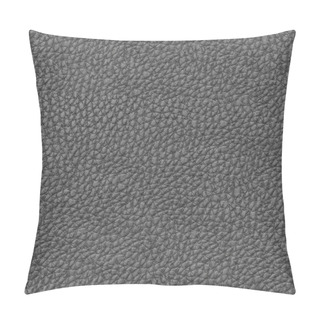 Personality  Dark Leather Texture. Pillow Covers