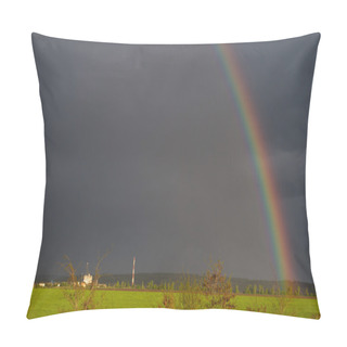 Personality  Rainbow On The Road Pillow Covers