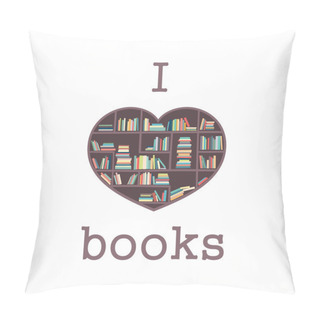 Personality  Logo, Print To The Library Or Bookstore. BookCrossing. Pillow Covers