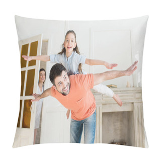 Personality  Happy Family At Home Pillow Covers