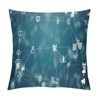 Personality  Global Technology Network Pillow Covers