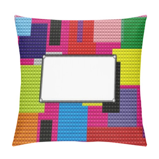 Personality  Background With Frame Pillow Covers