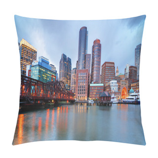 Personality  Boston Waterfront Pillow Covers