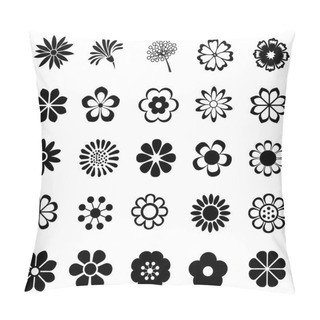 Personality  Flower Vector Set Pillow Covers