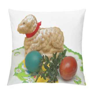 Personality  Easter Eggs And Lamb Pillow Covers