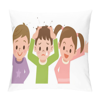 Personality  Lice And Children Pillow Covers