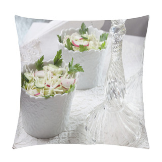 Personality  Salad Of Fresh Vegetables Pillow Covers
